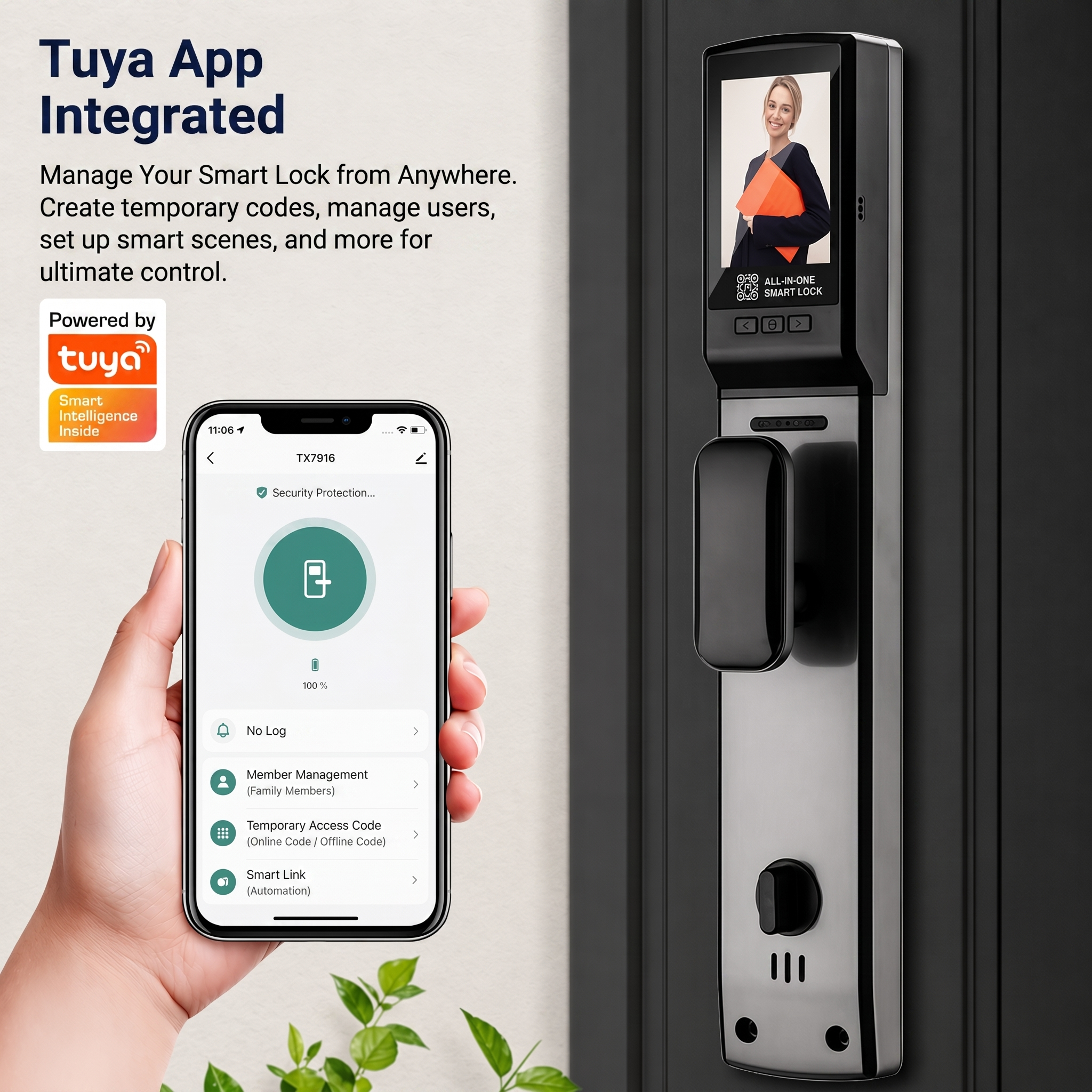Smart Secure Lock – Keyless Door Lock with Face Recognition & App Control
