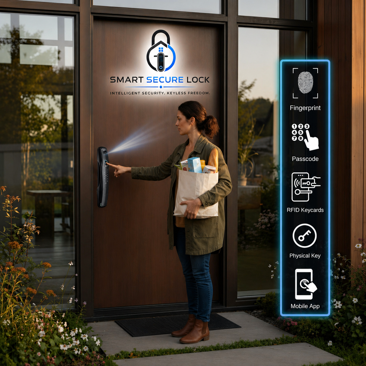 Smart Secure Lock – Keyless Door Lock with Face Recognition & App Control